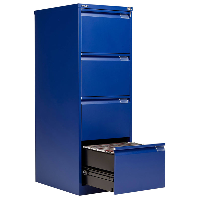 Bisley Classic Steel Filing Cabinet - Blue - NWOF