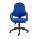 TC Calypso 2 High Back Operator Chair with ergonomic design, adjustable headrest, and cushioned black upholstery.