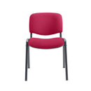 TC Office Club Meeting Chair with black upholstery and ergonomic design, suitable for conference and office settings.