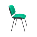TC Office Club Meeting Chair with black upholstery and ergonomic design, suitable for conference and office environments.
