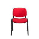 TC Office Club Meeting Chair with black upholstery and chrome legs, designed for professional office conference rooms.