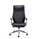 Black TC Fonseca II mesh back office chair with ergonomic design and padded seat, shown from front view.