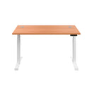 TC Office Economy Sit Stand Desk in 1200mm, showcasing adjustable height and sturdy metal frame for ergonomic workspace setup.