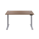 TC Office Economy Sit-Stand Desk in 1200mm, featuring adjustable height and sturdy metal frame, ideal for ergonomic workspaces.