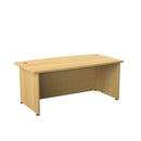 Regent Bow Fronted Executive Desk - NWOF