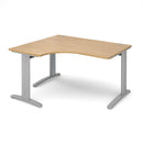 TR10 Deluxe Ergonomic Desk - Oak - NWOF