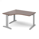 TR10 Deluxe Ergonomic Desk - Walnut - NWOF