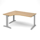TR10 Deluxe Ergonomic Desk - Oak - NWOF