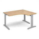 TR10 Deluxe Ergonomic Desk - Oak - NWOF