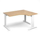 TR10 Deluxe Ergonomic Desk - Oak - NWOF