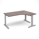 TR10 Deluxe Ergonomic Desk - Walnut - NWOF
