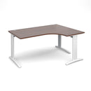 TR10 Deluxe Ergonomic Desk - Walnut - NWOF
