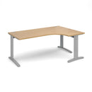 TR10 Deluxe Ergonomic Desk - Oak - NWOF