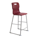 Titan High Chair Size 6 for ages 14+ years, burgundy color with sturdy design and adjustable features for comfortable seating.