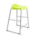 Titan Stool Size 6 for ages 14+ years, sturdy plastic seat with footrest, ideal for classroom or home use.