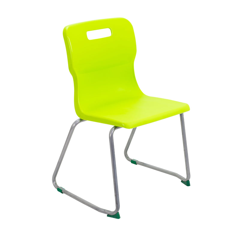 Titan Skid Base Classroom Chair Size 5 (Ages 11-14) - NWOF