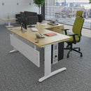 TR10 Desk With Return - Walnut - NWOF