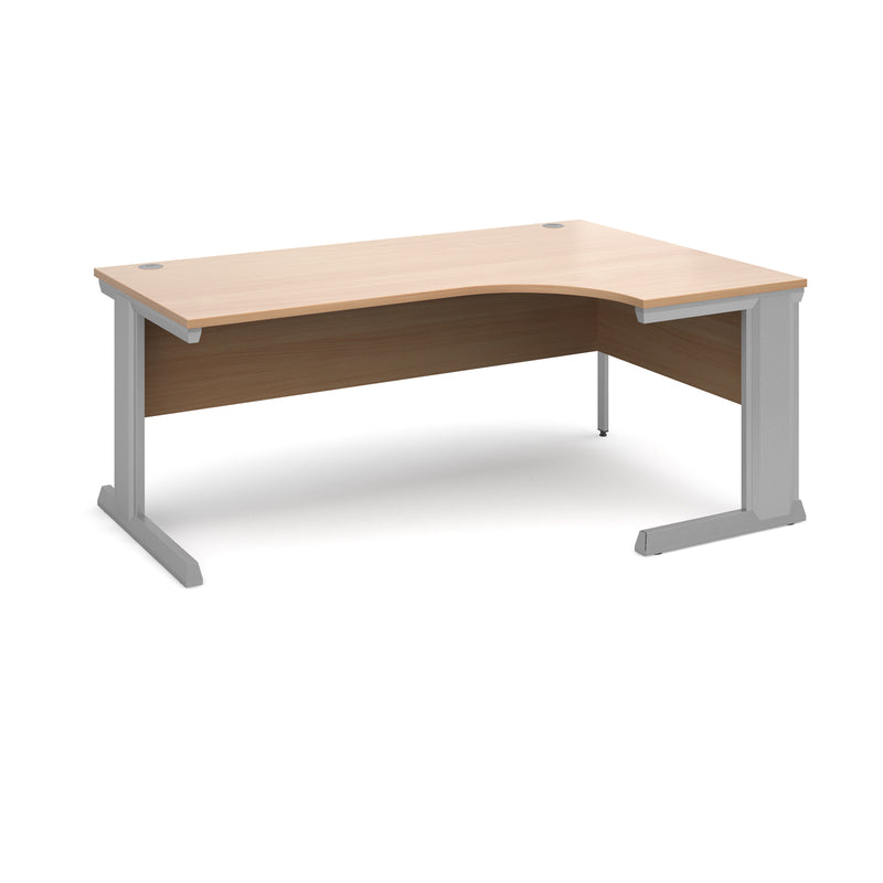 Vivo Ergonomic Desk - Beech - NWOF