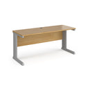 Vivo 600mm Deep Straight Desk - Oak - NWOF