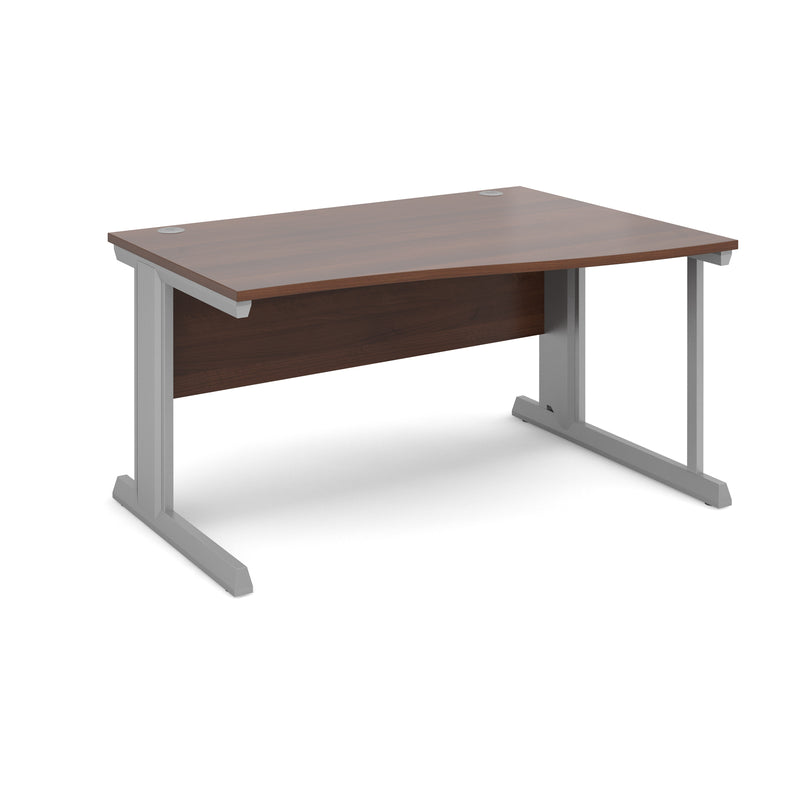 Vivo Wave Desk - Walnut - NWOF